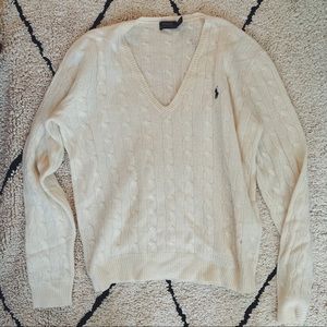 Ralph Lauren cable knit soft sweater